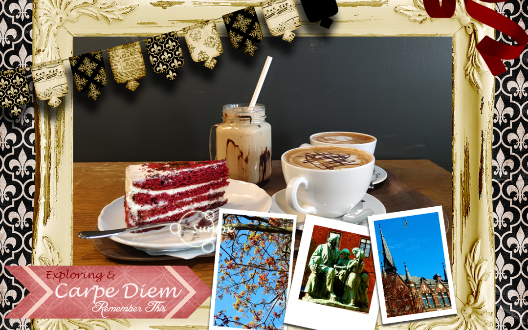 Coffee and cake in town