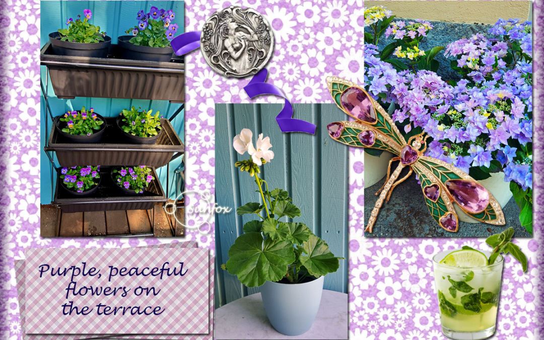 Purple and Peaceful Flowers